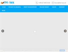 Tablet Screenshot of ital-tour.pl